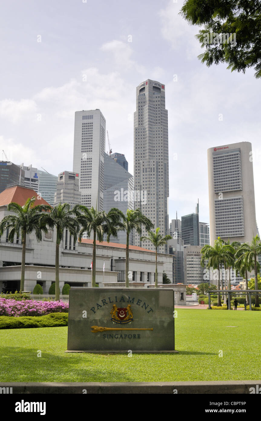 Singapore parliament Stock Photo