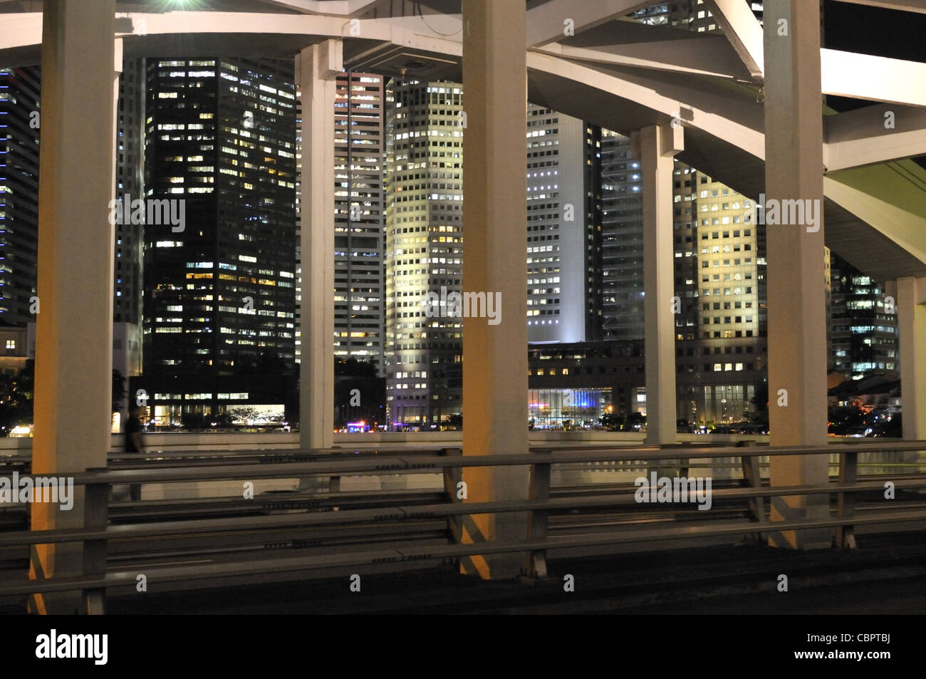 Singapore financial district stock photo alamy