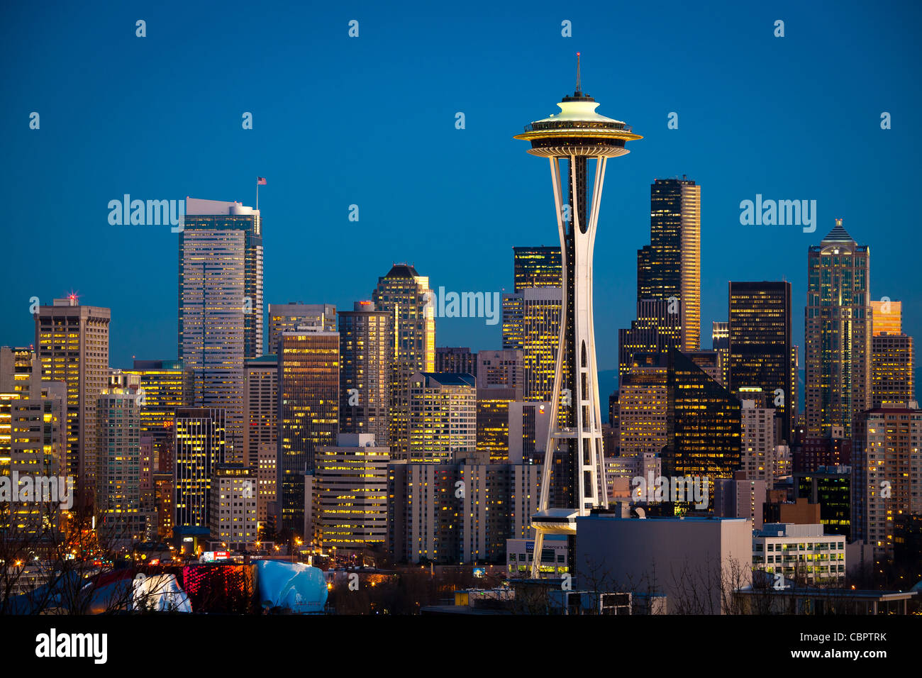 Seattle skyline from Kerry Park Stock Photo - Alamy