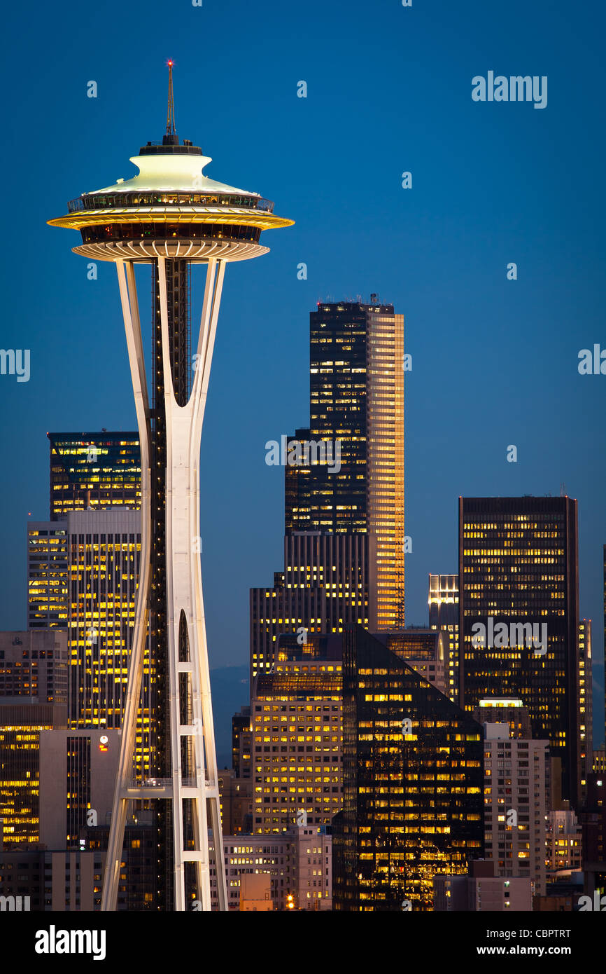Seattle skyline from Kerry Park Stock Photo - Alamy