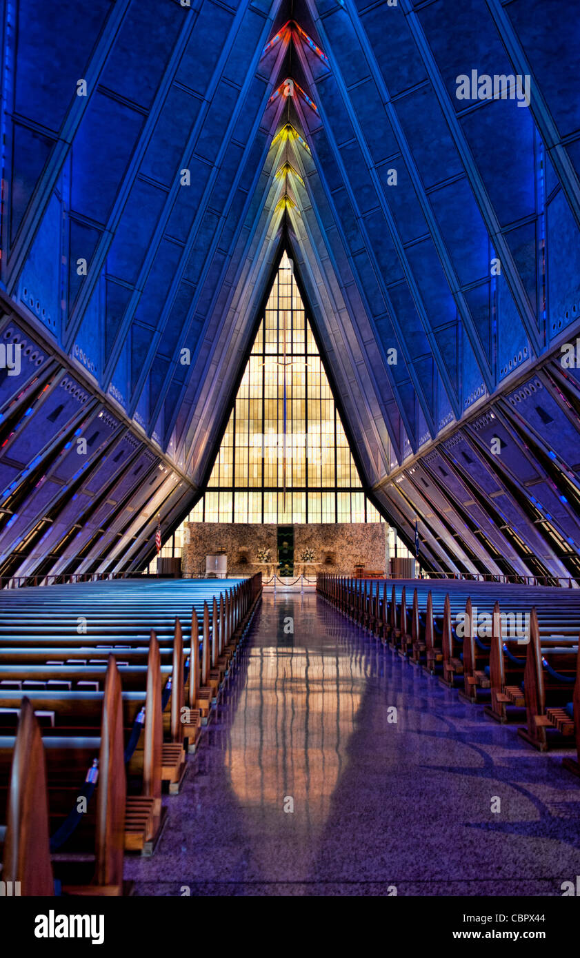 Colorado Springs Colorado Air Force Academy famous Chapel Church ...