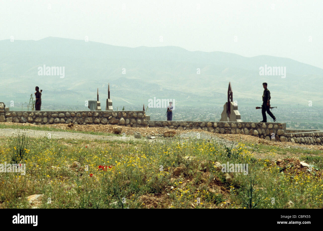 Halabja, Iraqi Kurdistan, once home to 5,000 Kurds attacked by Saddam Hussein with chemical weapons in March 1988 Stock Photo