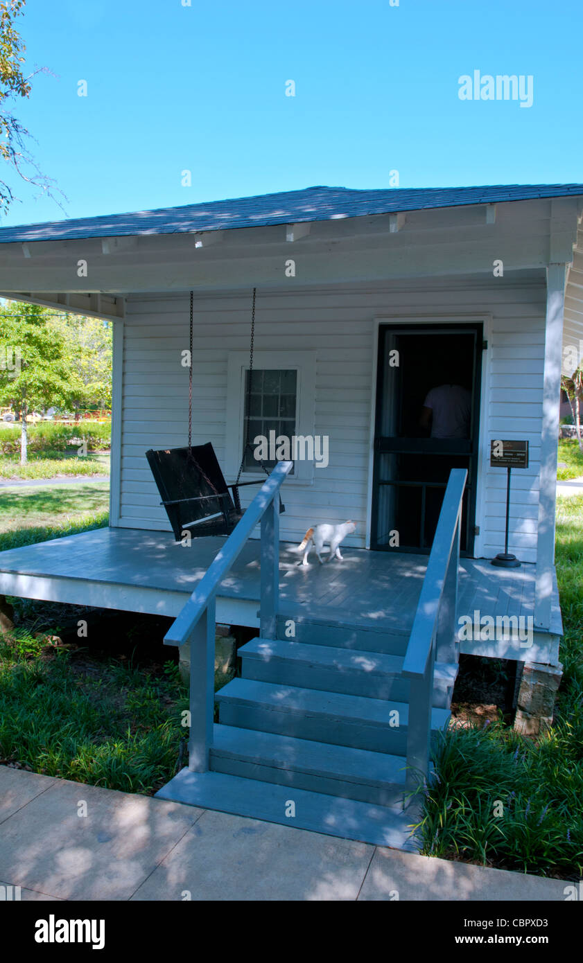Famous rock king Elvis Presley birthplace in Tupelo Mississippi on