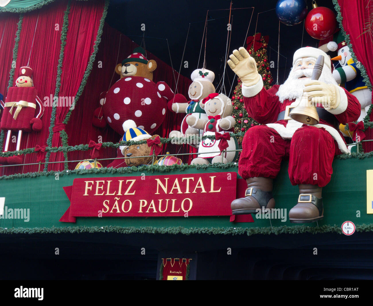 Santa Claus Christmas decoration, \'Feliz Natal Sao Paulo (Merry ...