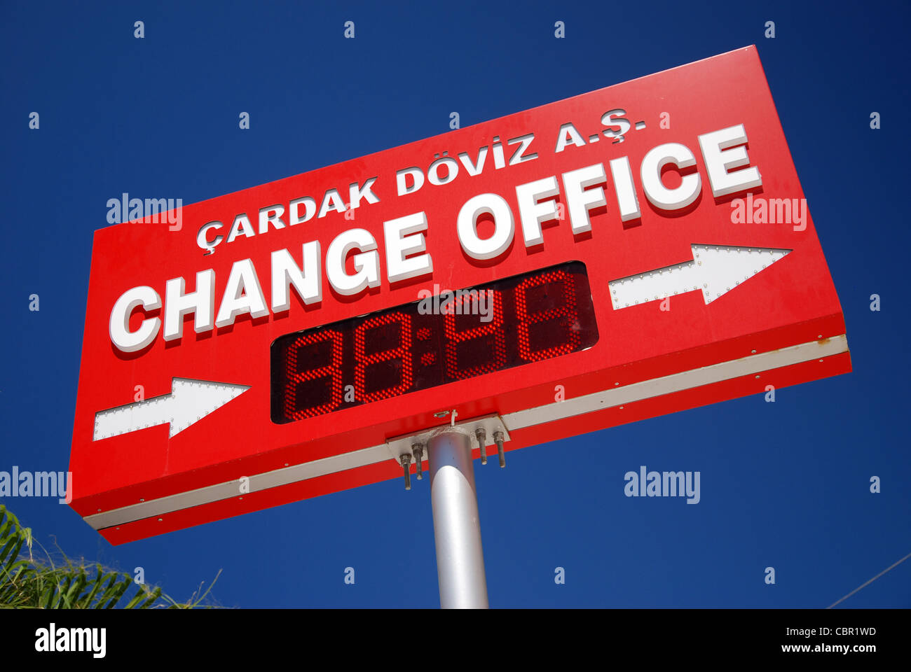 Change office Icmeler Turkey Europe Stock Photo Alamy