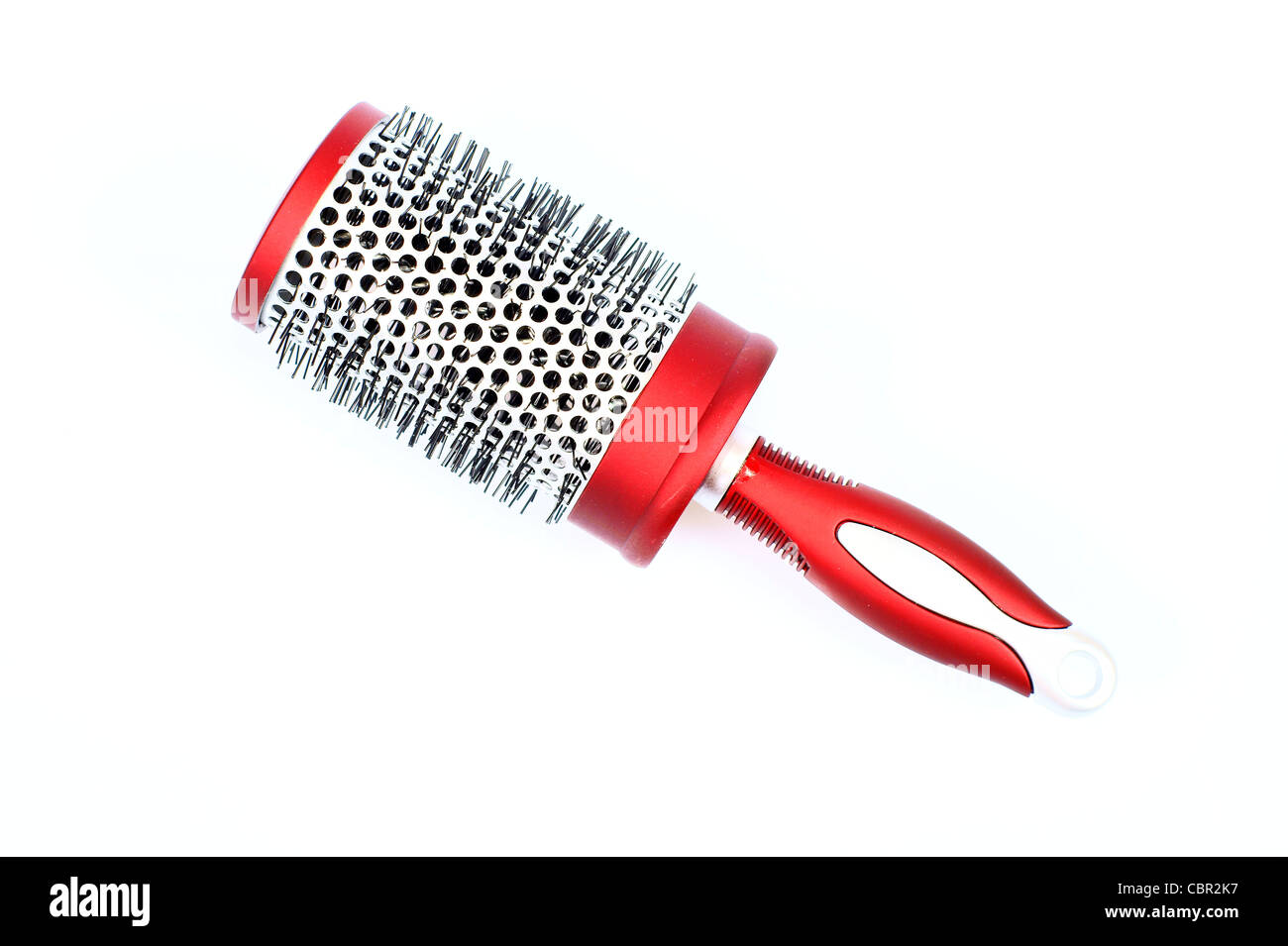 red round comb isolated on a white Stock Photo - Alamy