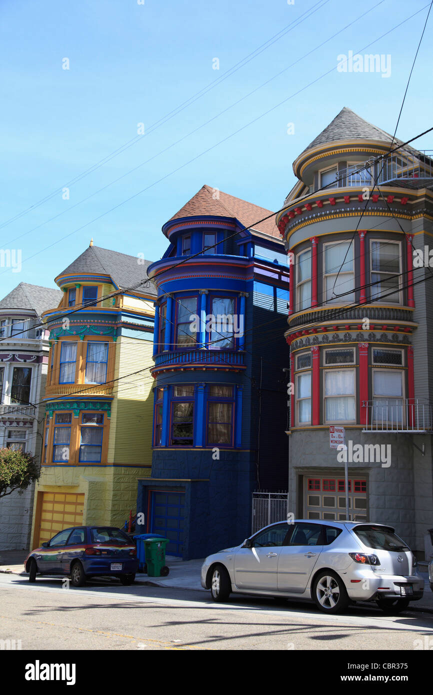 Victorian Houses, Architecture, Haight Ashbury District, The Haight