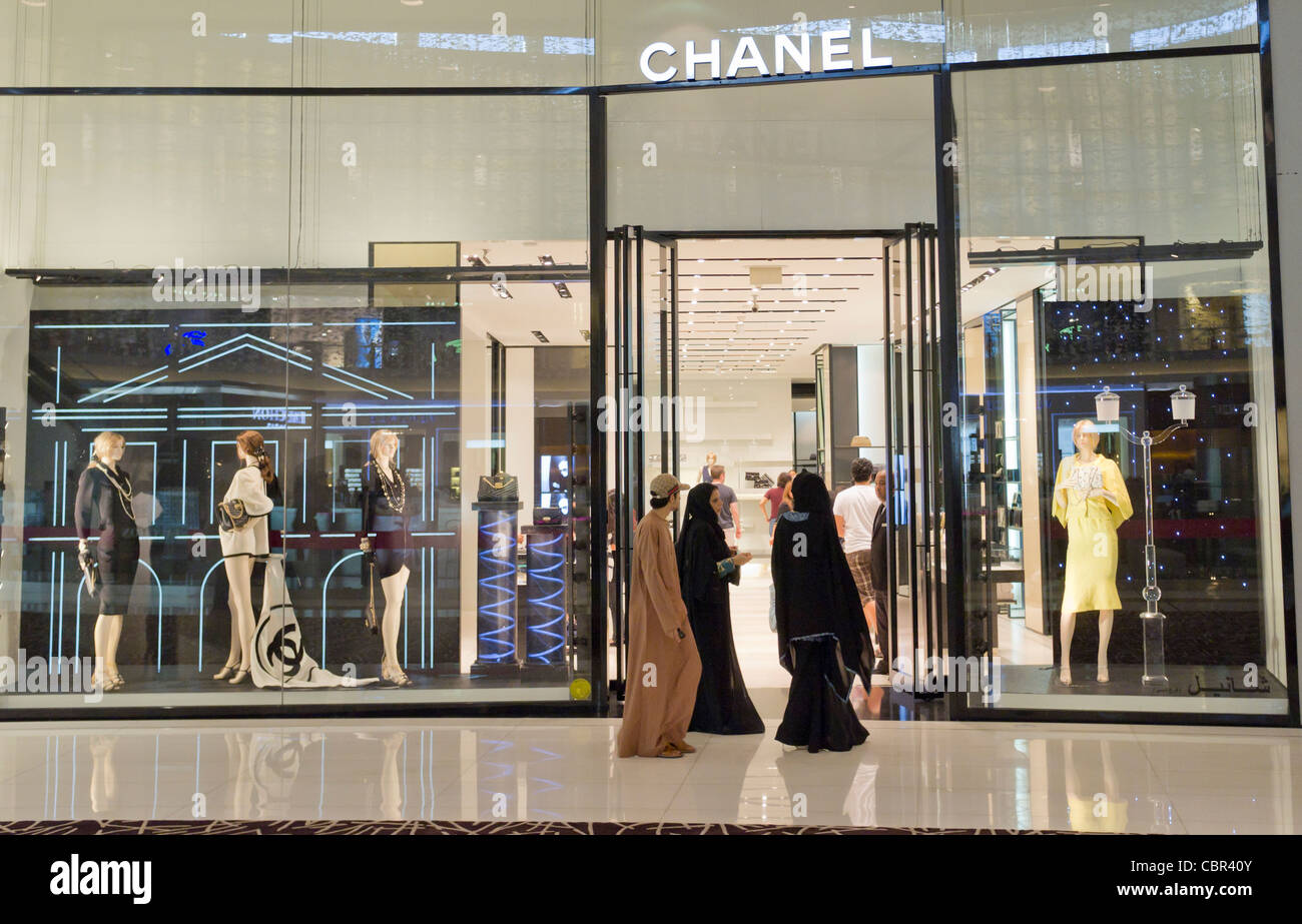 Chanel store in Dubai Mall in Dubai in United Arab Emirates Stock Photo -  Alamy