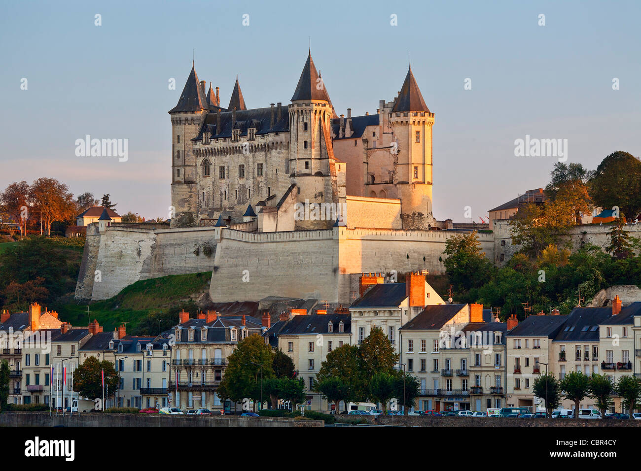 Loire Valley, Chateau de Saumur Stock Photo