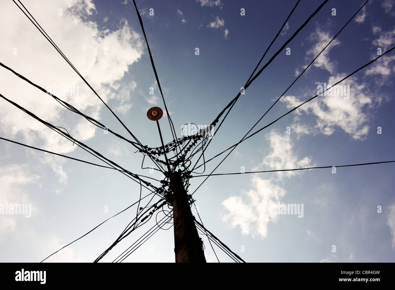 Lamp post silhouette hi-res stock photography and images - Alamy