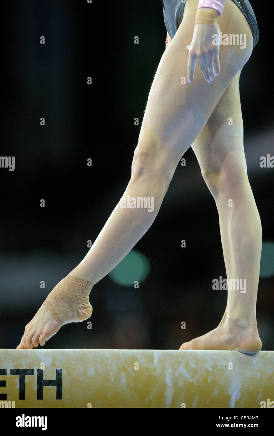 Womens gymnastics feet hires stock photography and images Alamy