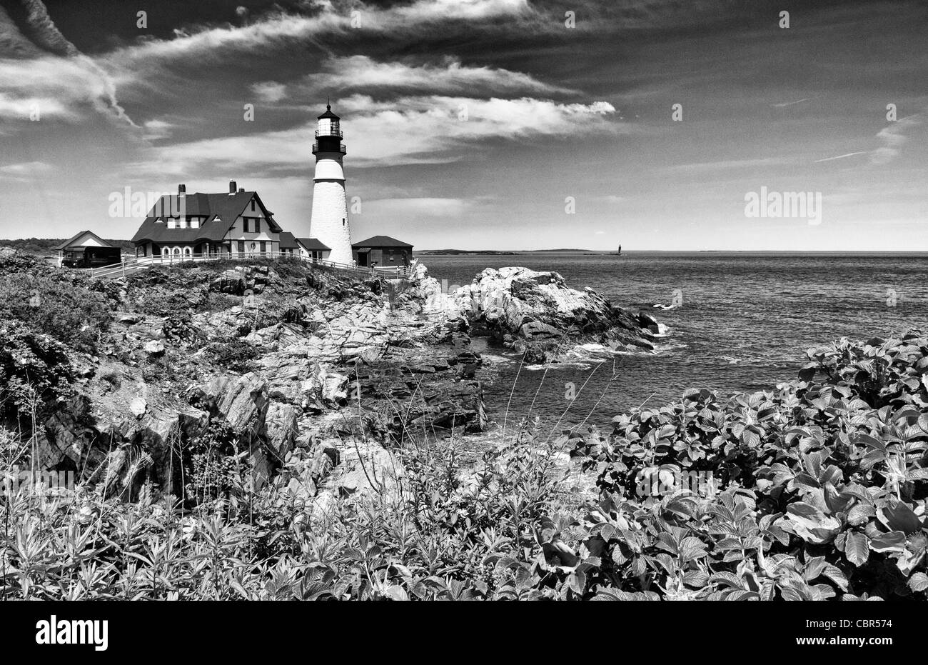 Beautiful scenic Maine in Portland Maine at the Portland Head