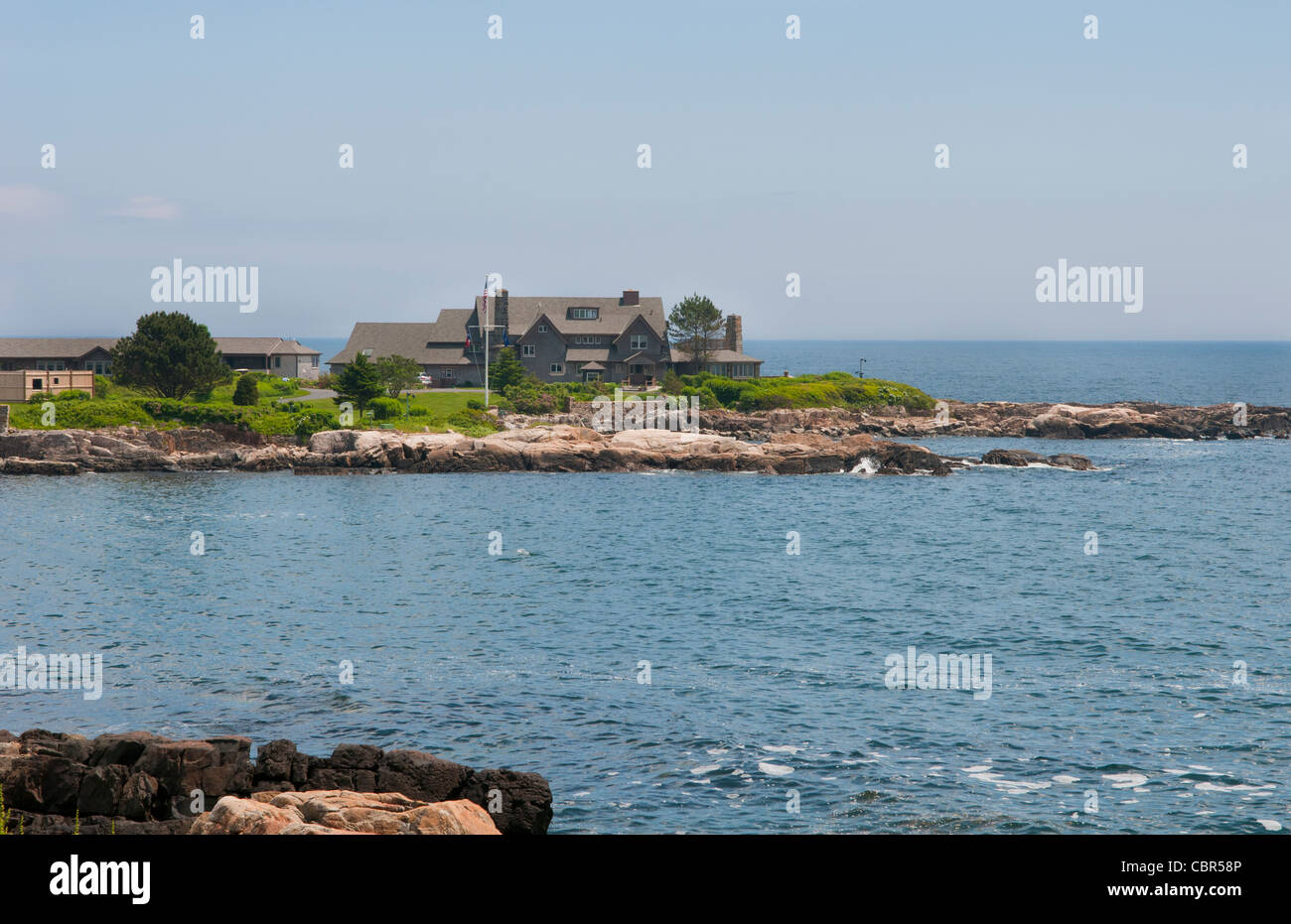 Beautiful isolated home on water of President H. Bush in