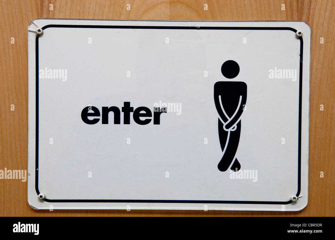 Funny Mens Room Symbol