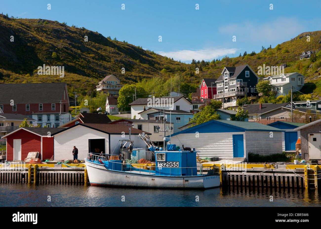 Newfoundland Canada St Johns capital at famous Petty Harbour with