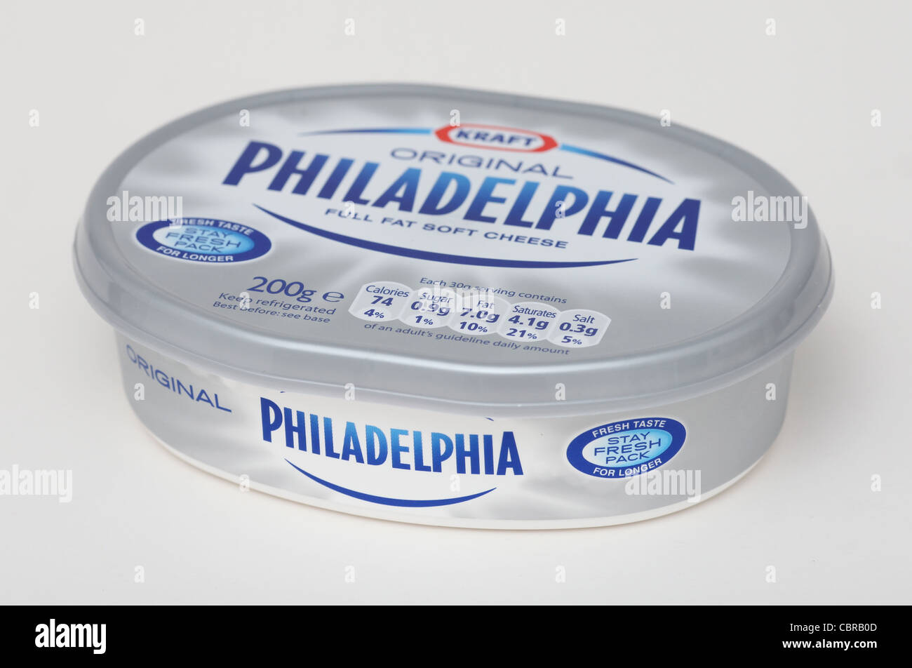 Craft original Philadelphia full fat soft cheese Stock Photo Alamy