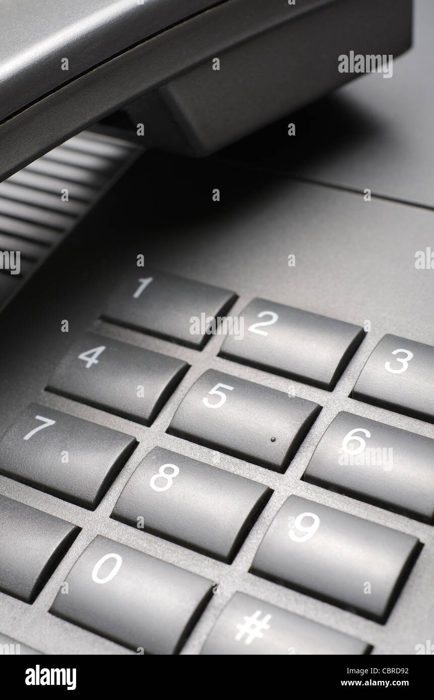 close up of a black telephone keypad Stock Photo Alamy