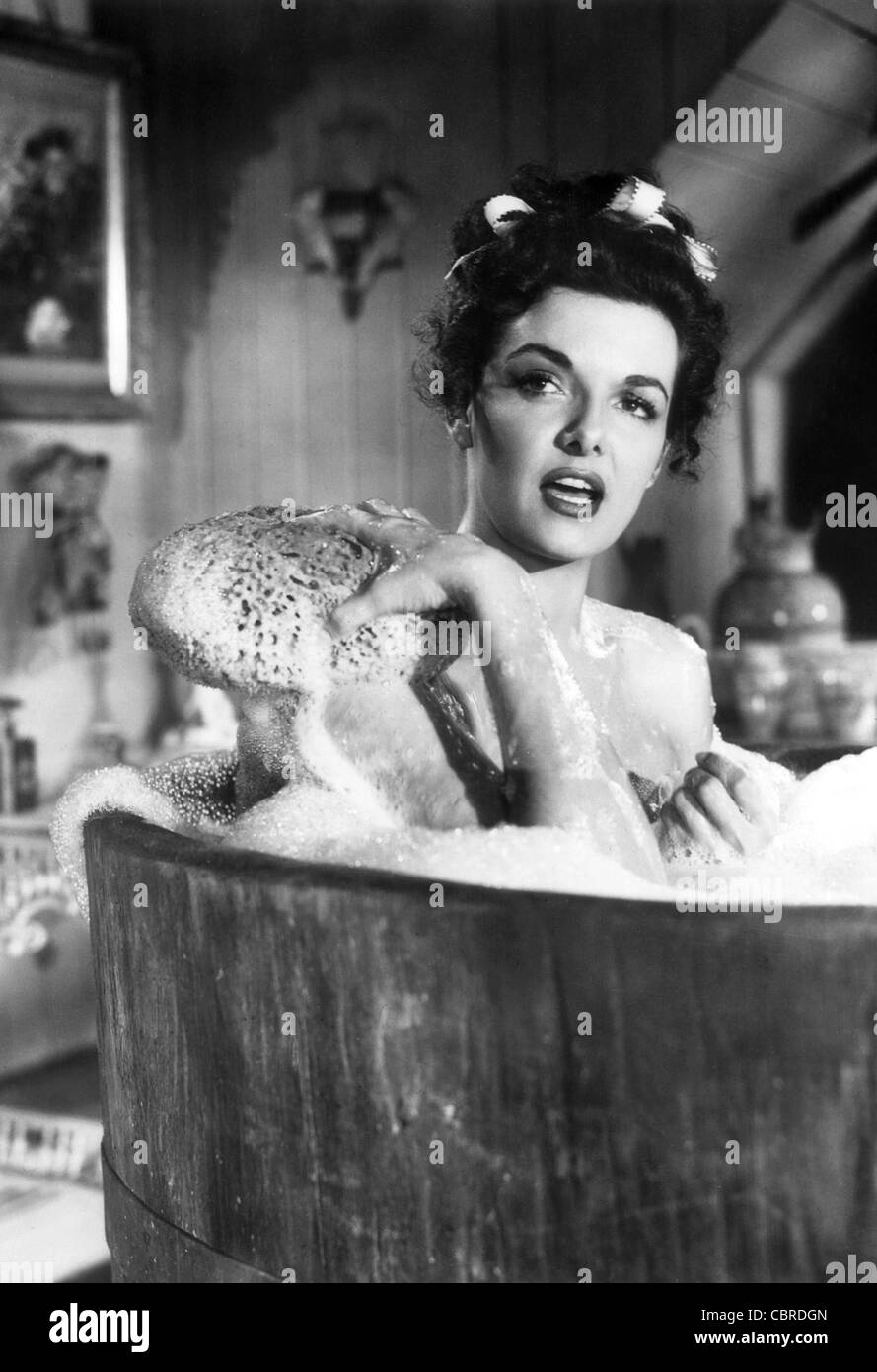 Jane Russell (June 21, 1921 – February 28, 2011 ) - American film actress Stock Photo