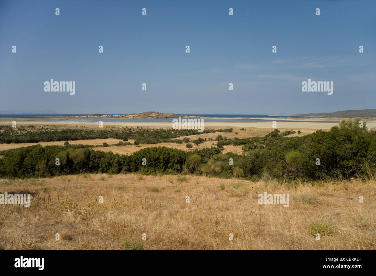 Looking towards Suvla Bay and the Salt Lake from Chocolate Hill scene