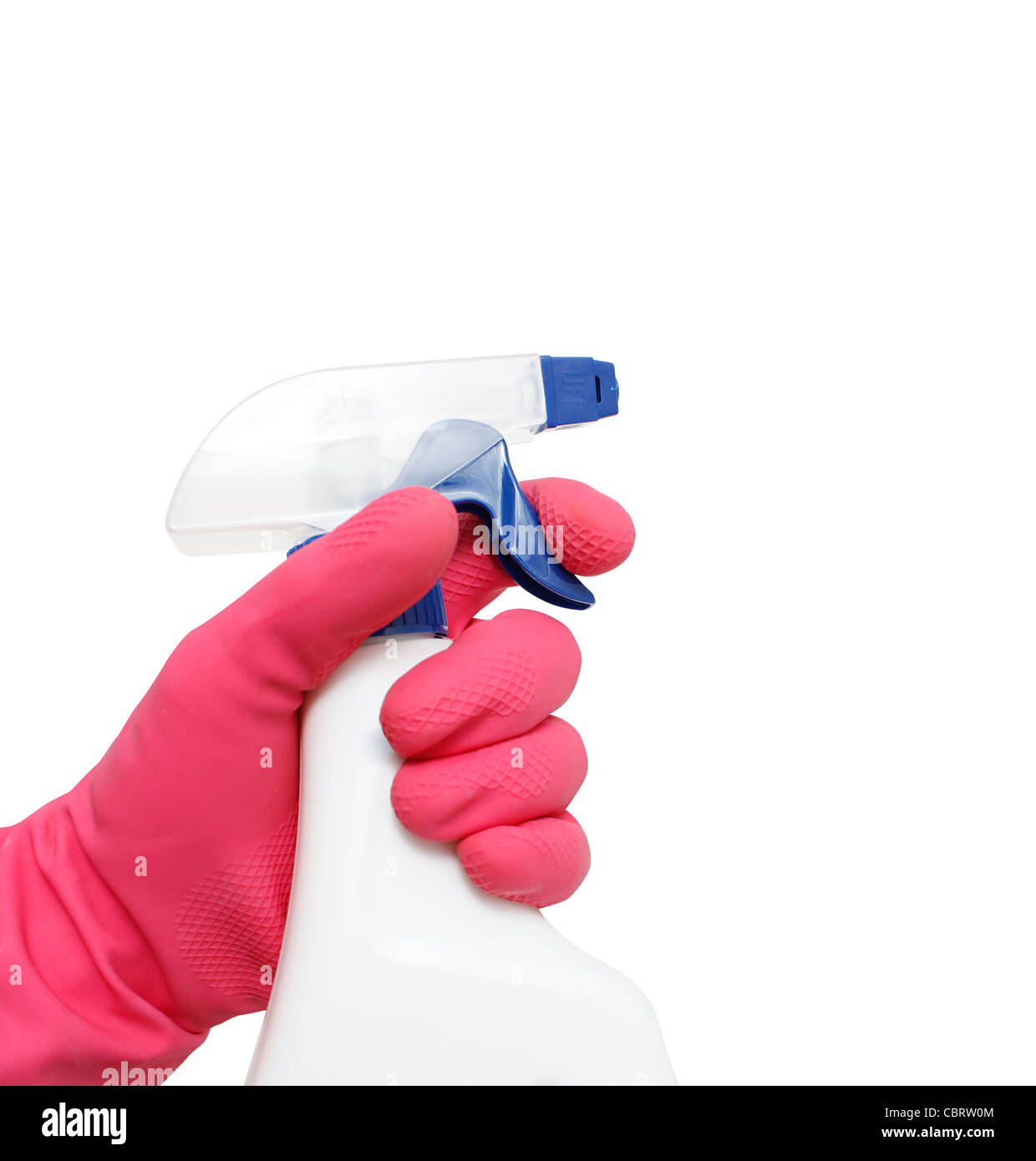 Cleaning product in use Stock Photo
