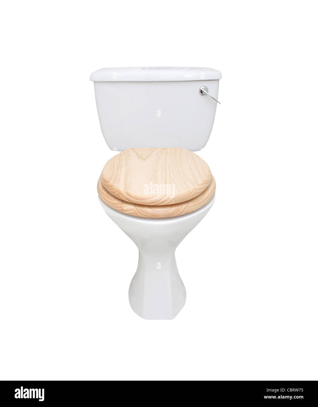 Toilet isolated on white Stock Photo