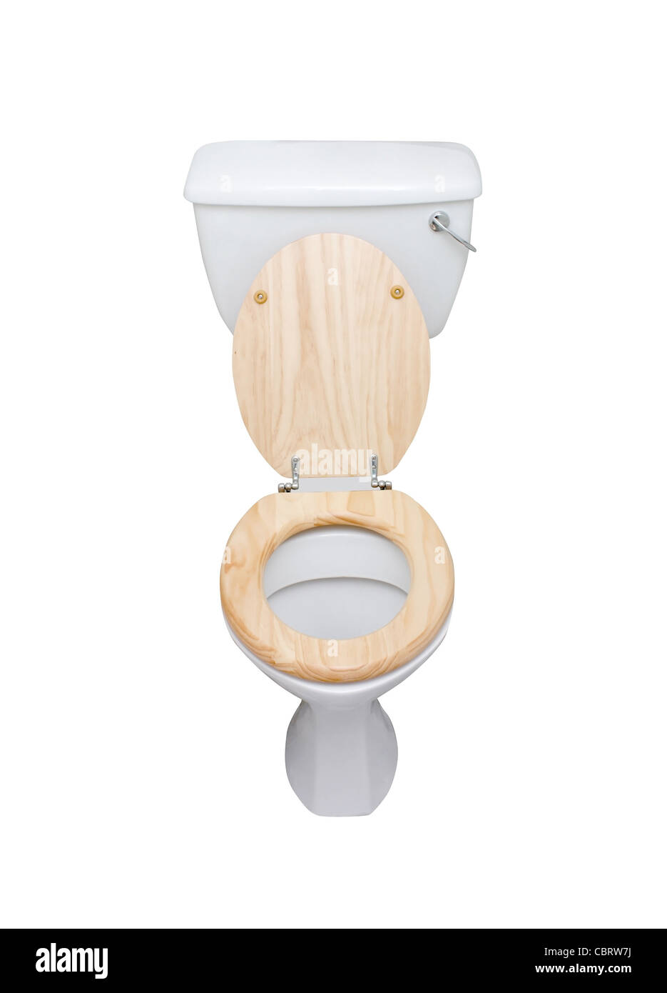 Toilet isolated on white Stock Photo