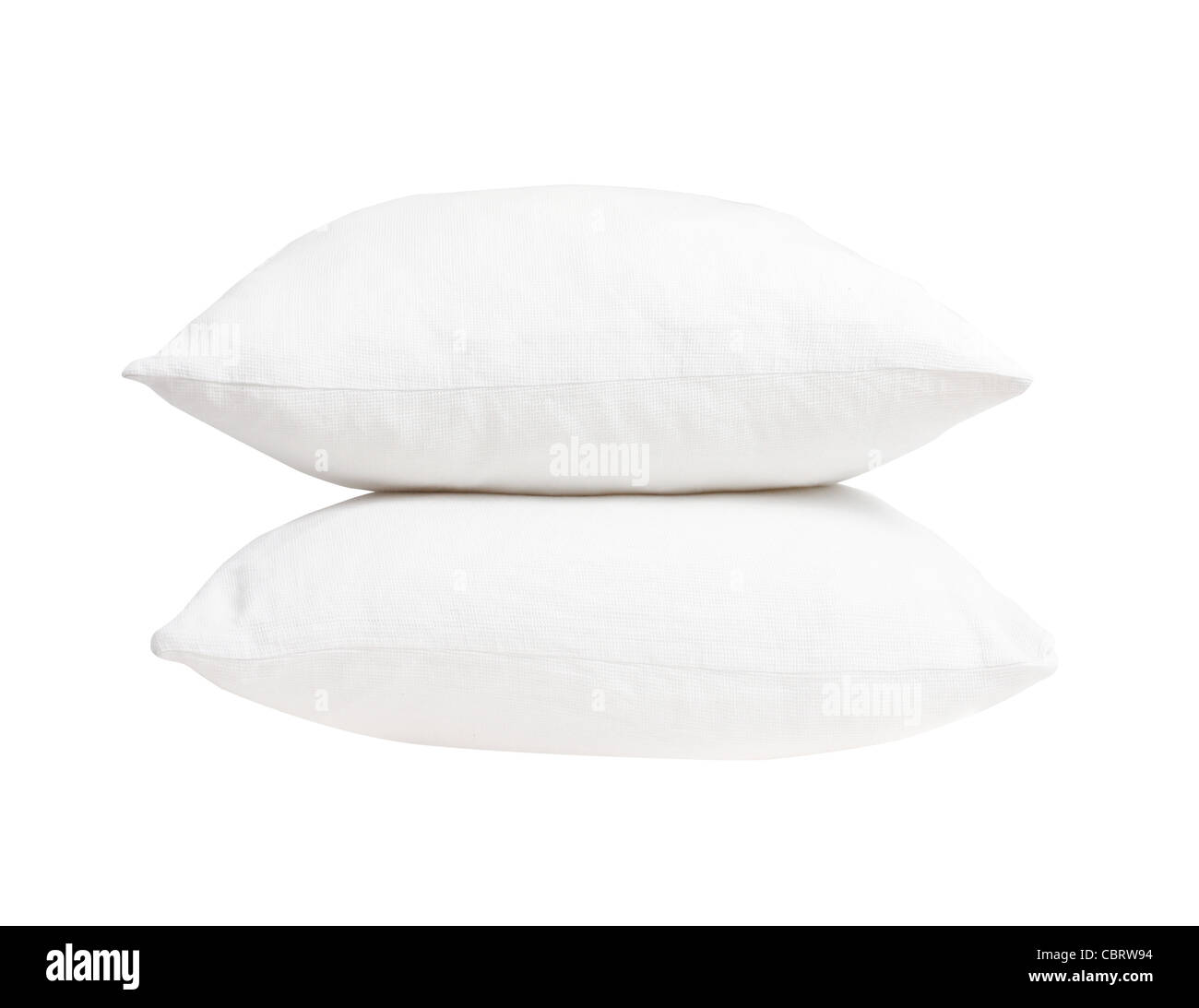 Pillows on white background Stock Photo