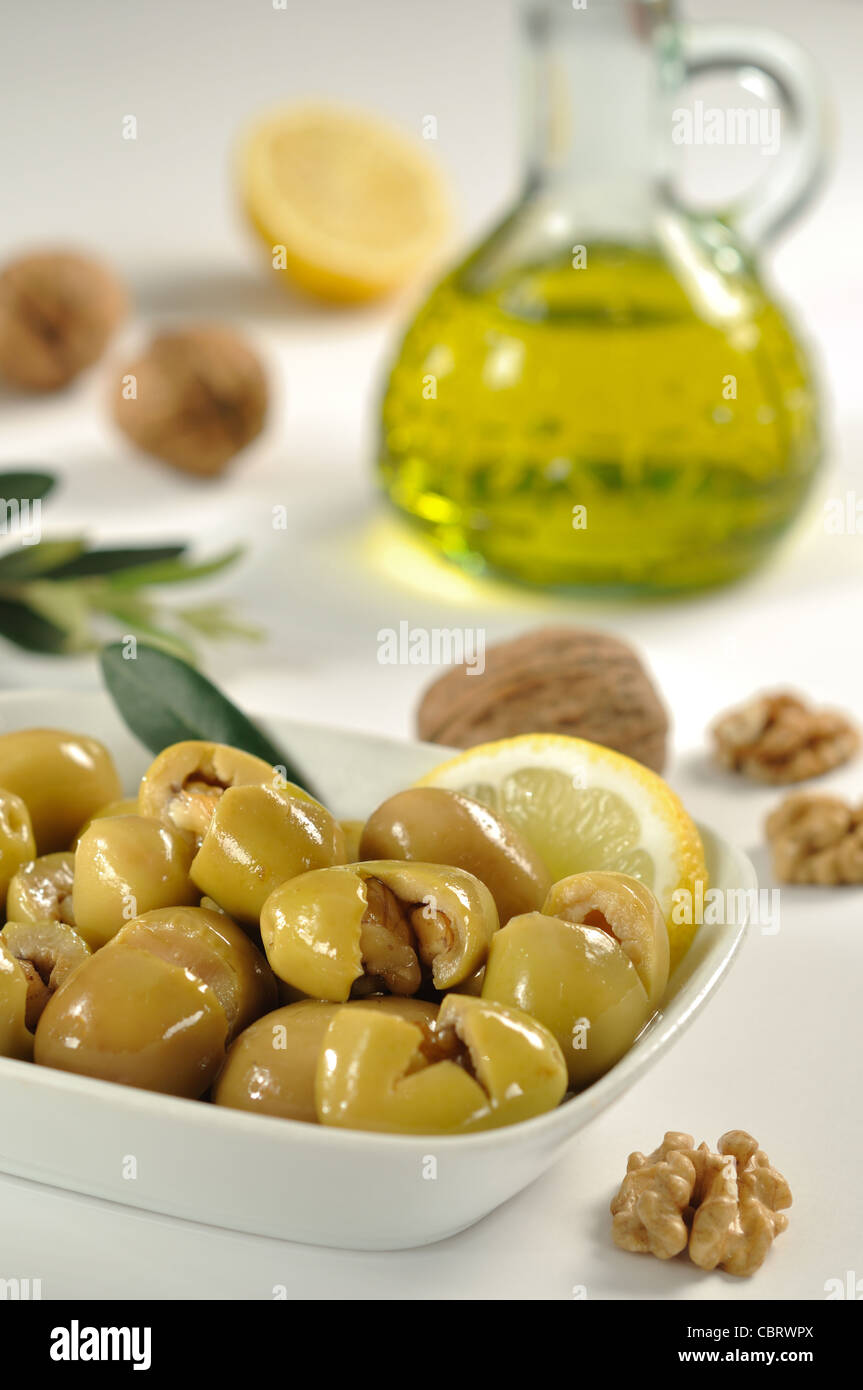 Olives And Nuts High Resolution Stock Photography and Images Alamy