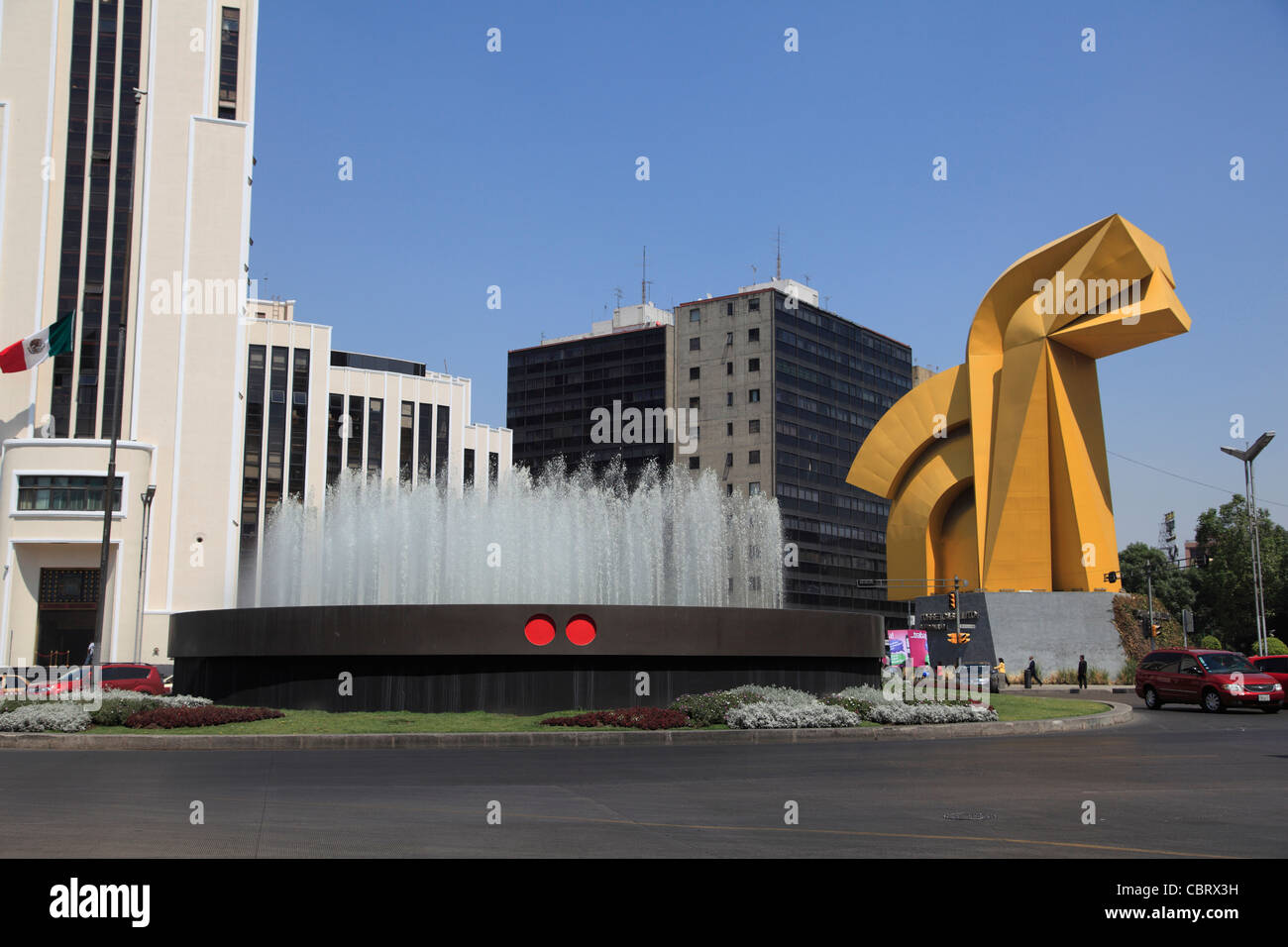 El Caballito, sculpture, Paseo de la Reforma, Reforma, Mexico City, Mexico, North America Stock Photo
