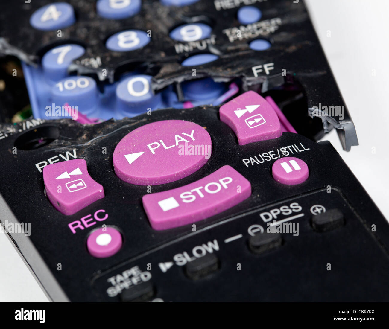 Stop button broken hires stock photography and images Alamy