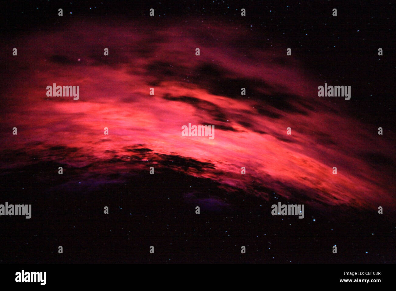 Fire in Space Stock Photo