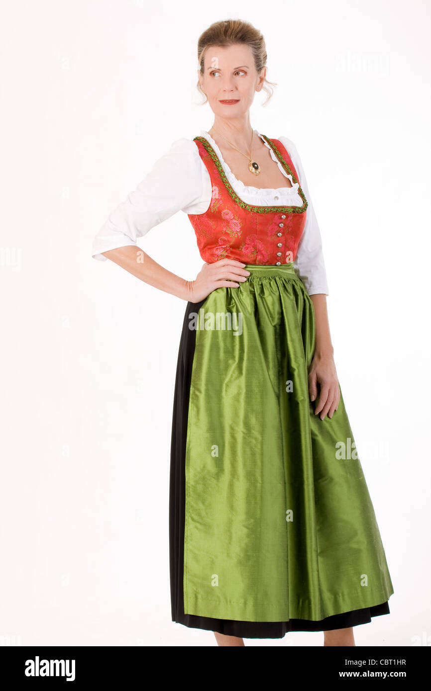 Bavarian festive costume Stock Photo