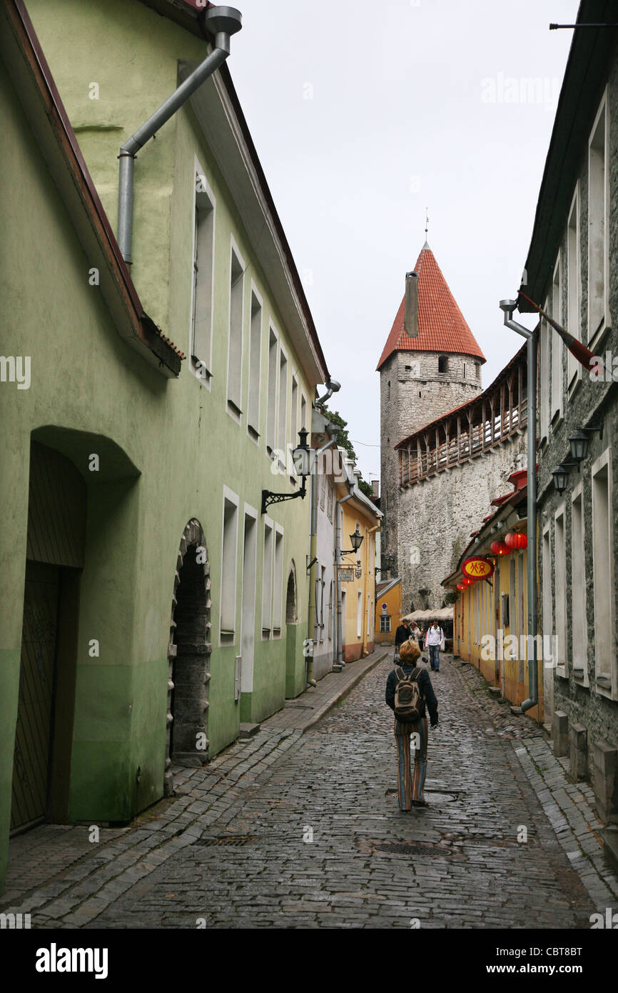 Estonia, Tallinn, old town. Stock Photo
