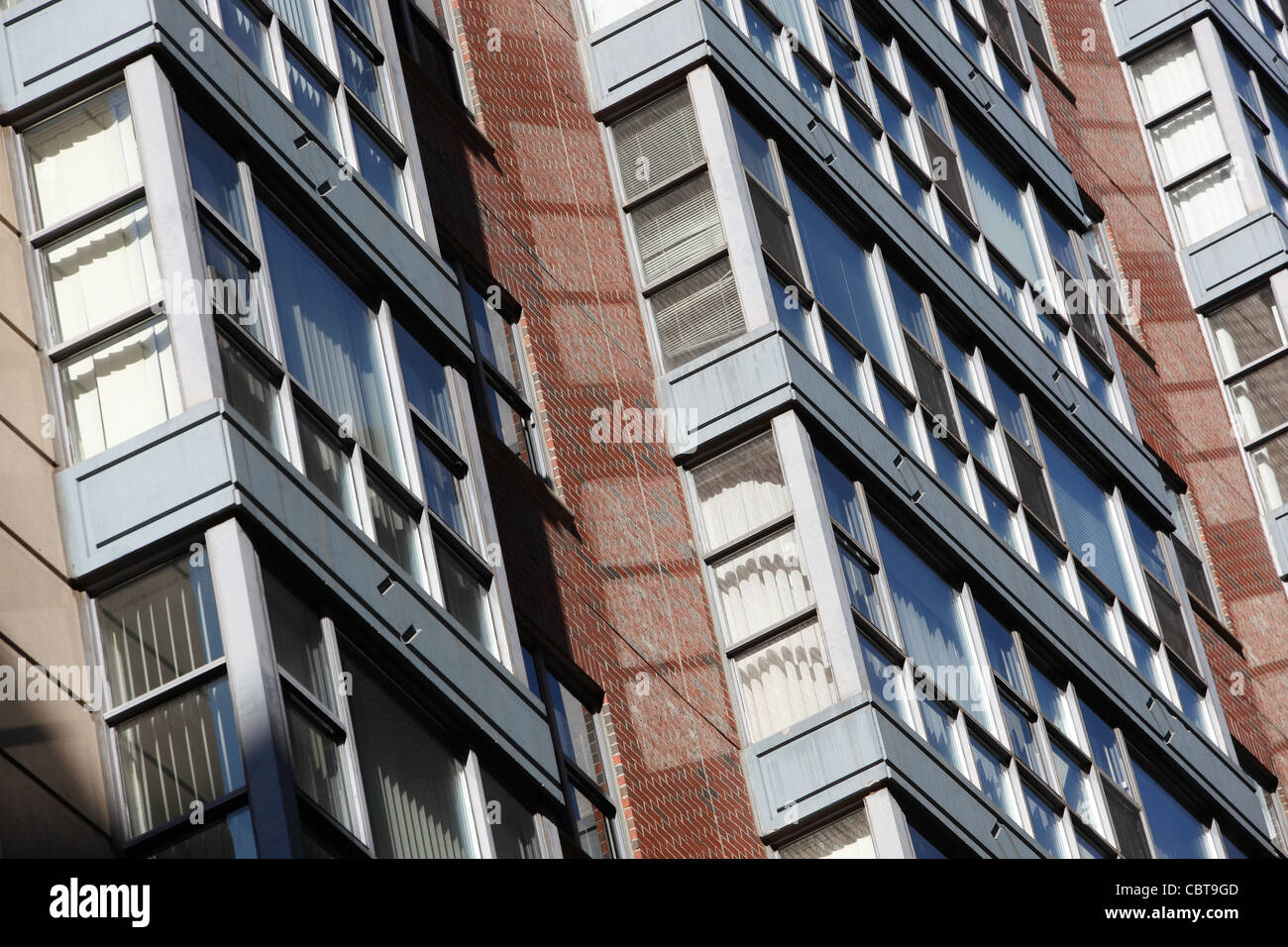 Modern apartment building, Boston, Massachusetts Stock Photo
