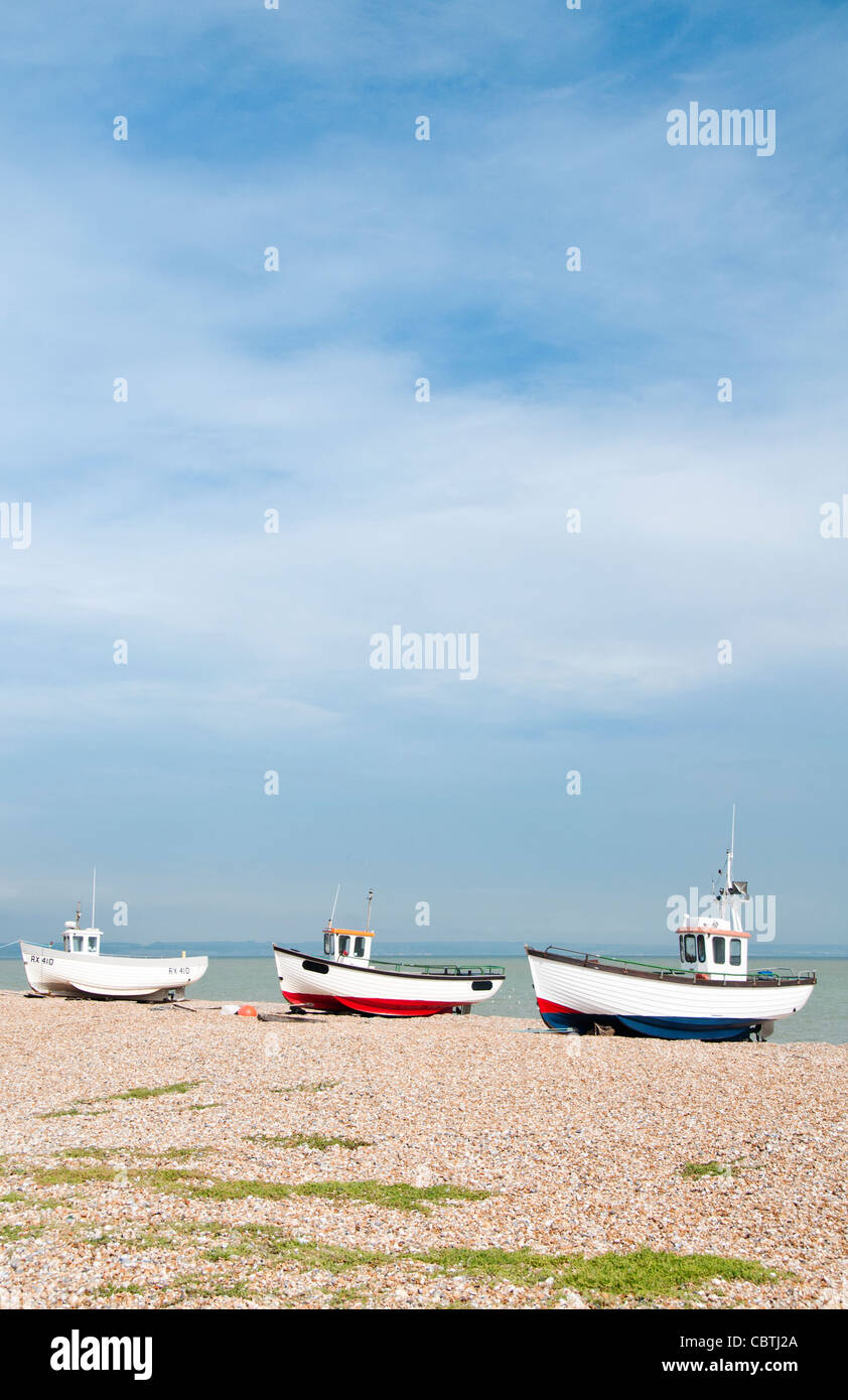Fishing boats, Dungeness, Kent, UK Stock Photo - Alamy