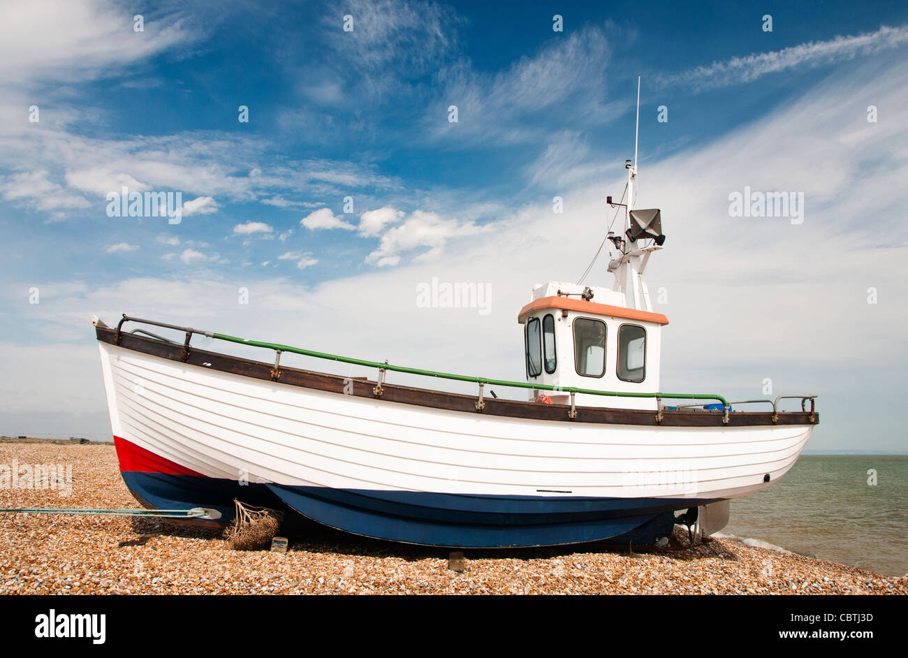 Fishing boat, Dungeness, Kent, UK Stock Photo Alamy