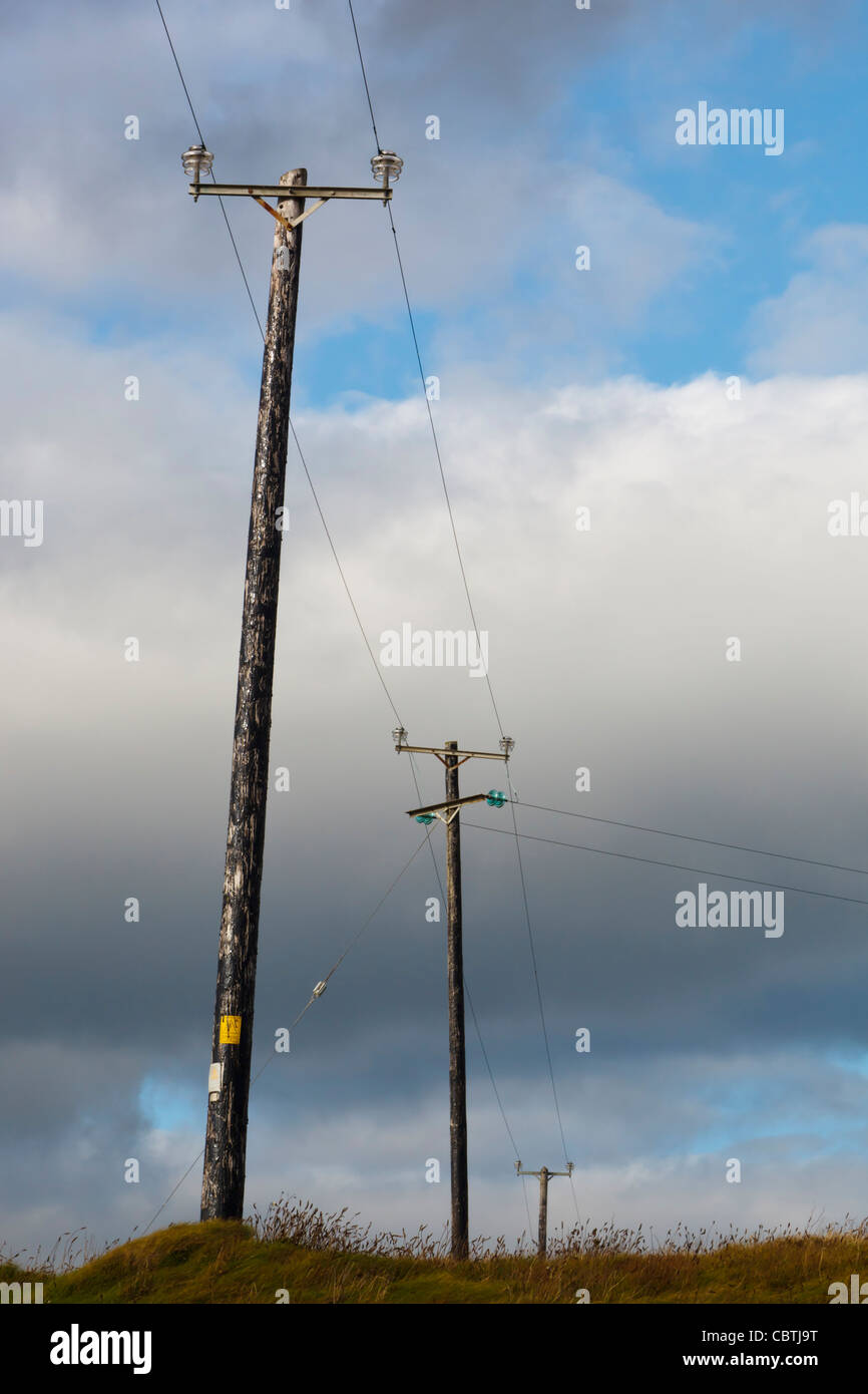 Telegraph poles hi-res stock photography and images - Alamy