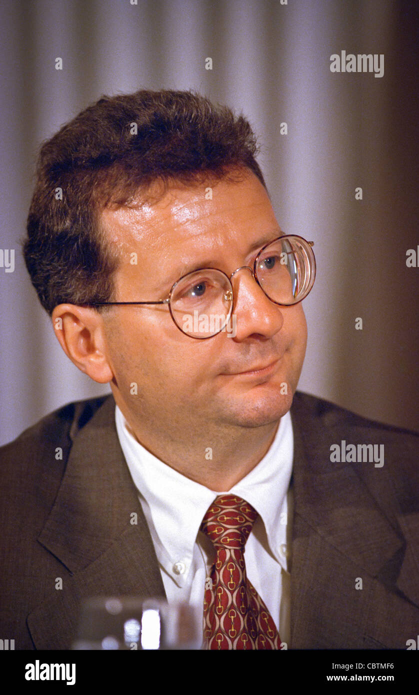 Gregory Bentley, CEO of Bentley Systems attends a press conference by the Business Software Alliance June 16, 1999 in Washington, DC. Stock Photo