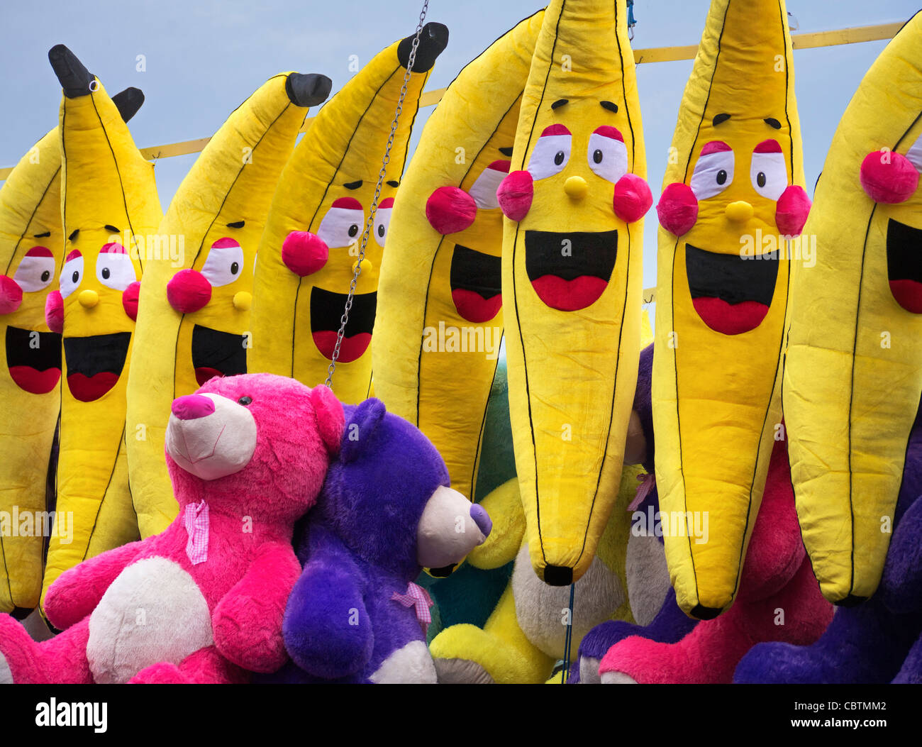 Daft bananas 2 - Abingdon Street Fair 2011 Stock Photo