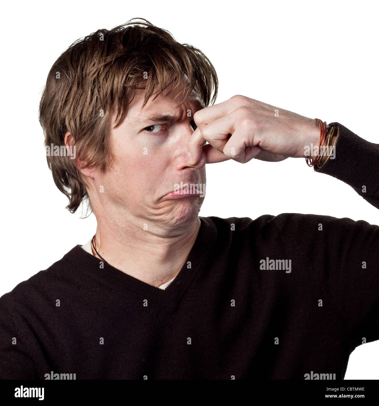 Person pinching nose smelly hires stock photography and images Alamy