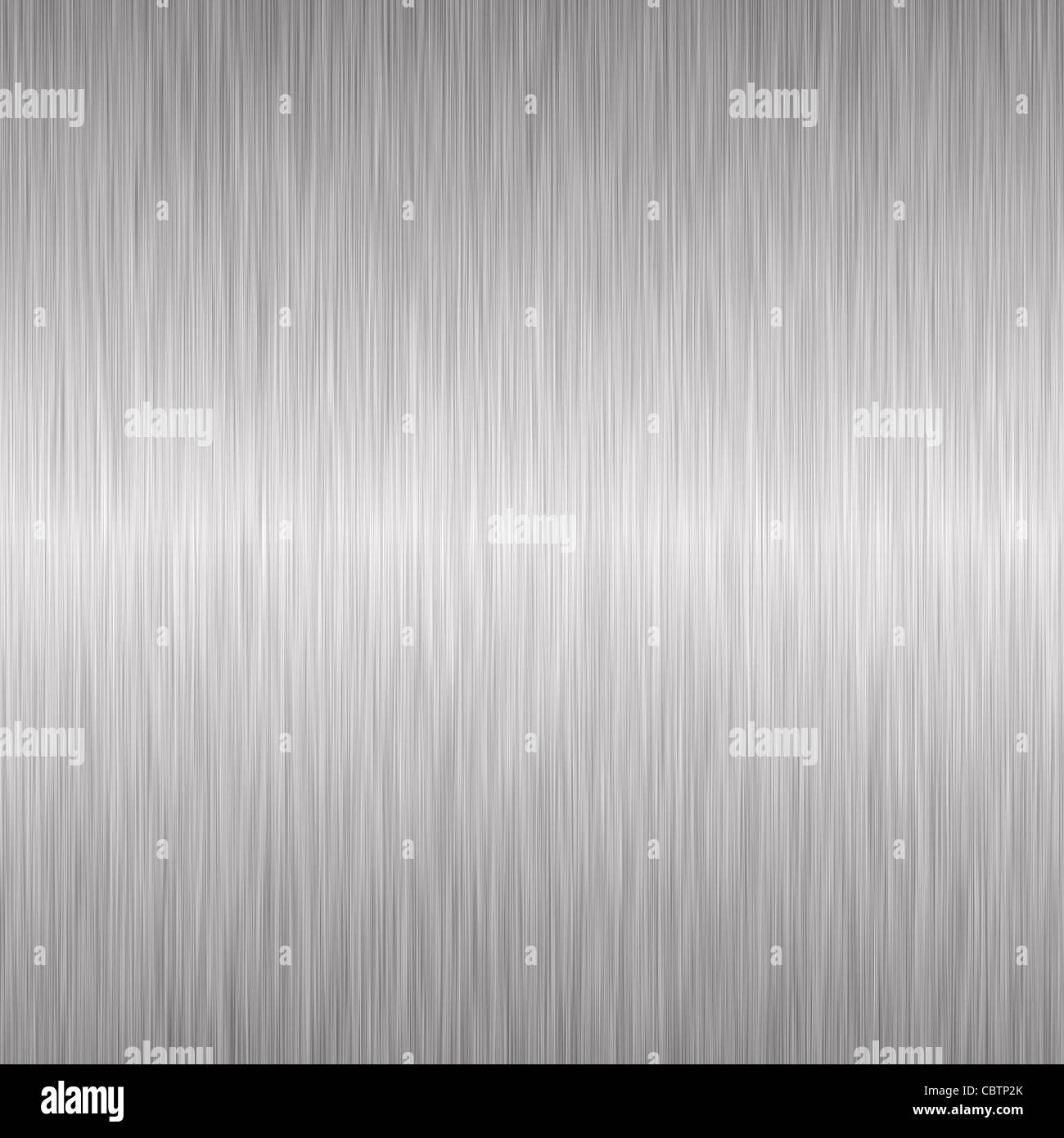 Brushed silver very finely brushed steel metal background texture Stock Photo