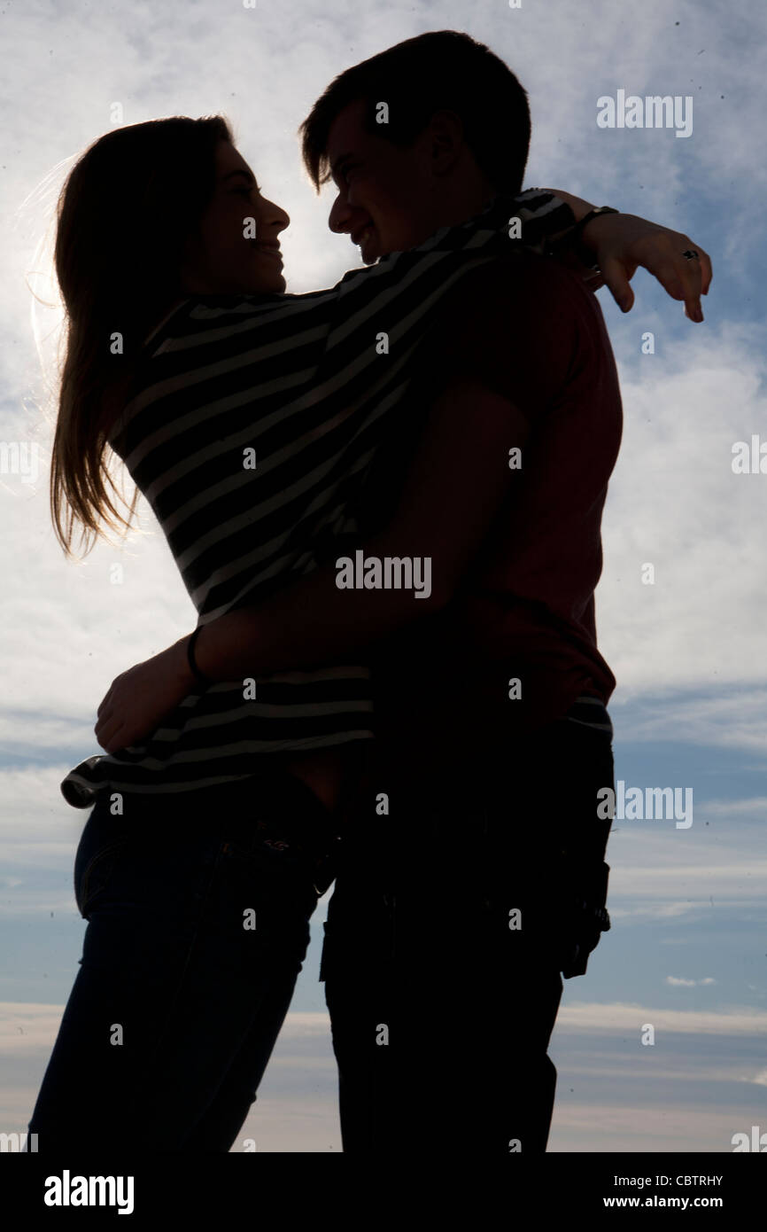 Hug Of A Couple Stock Photo Alamy Hug Of A Couple Stock Photo Alamy