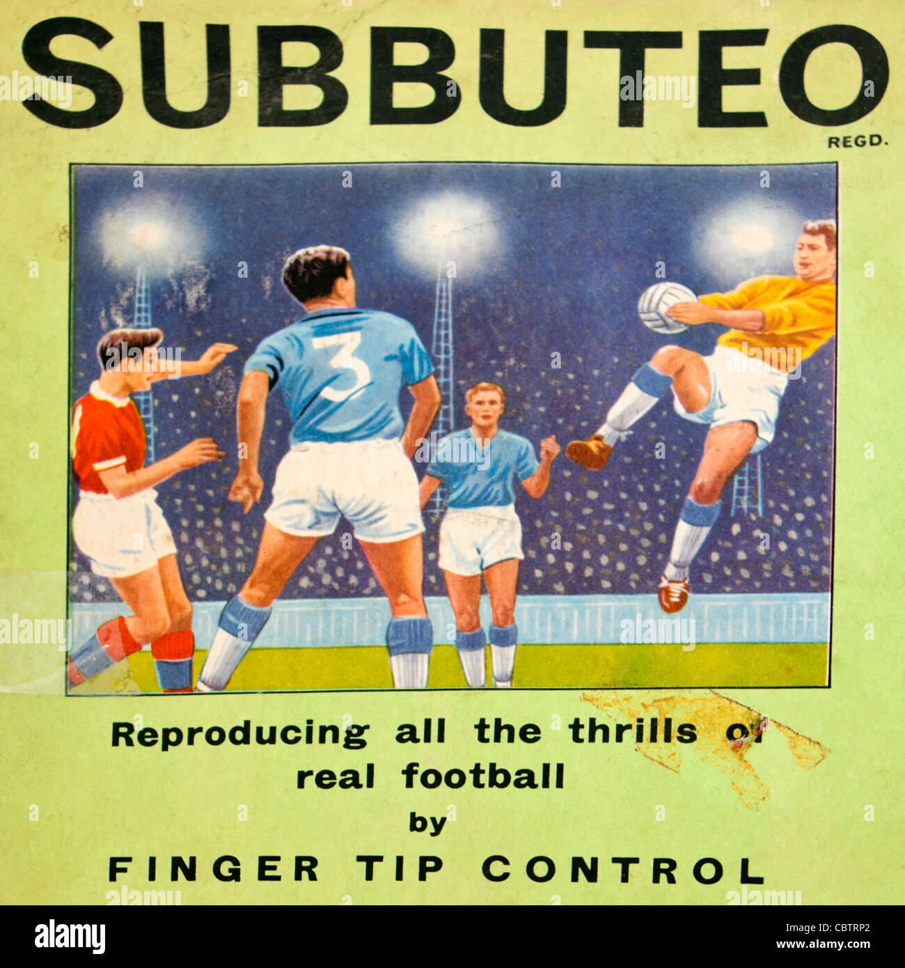Vintage Subbuteo football game box Stock Photo - Alamy