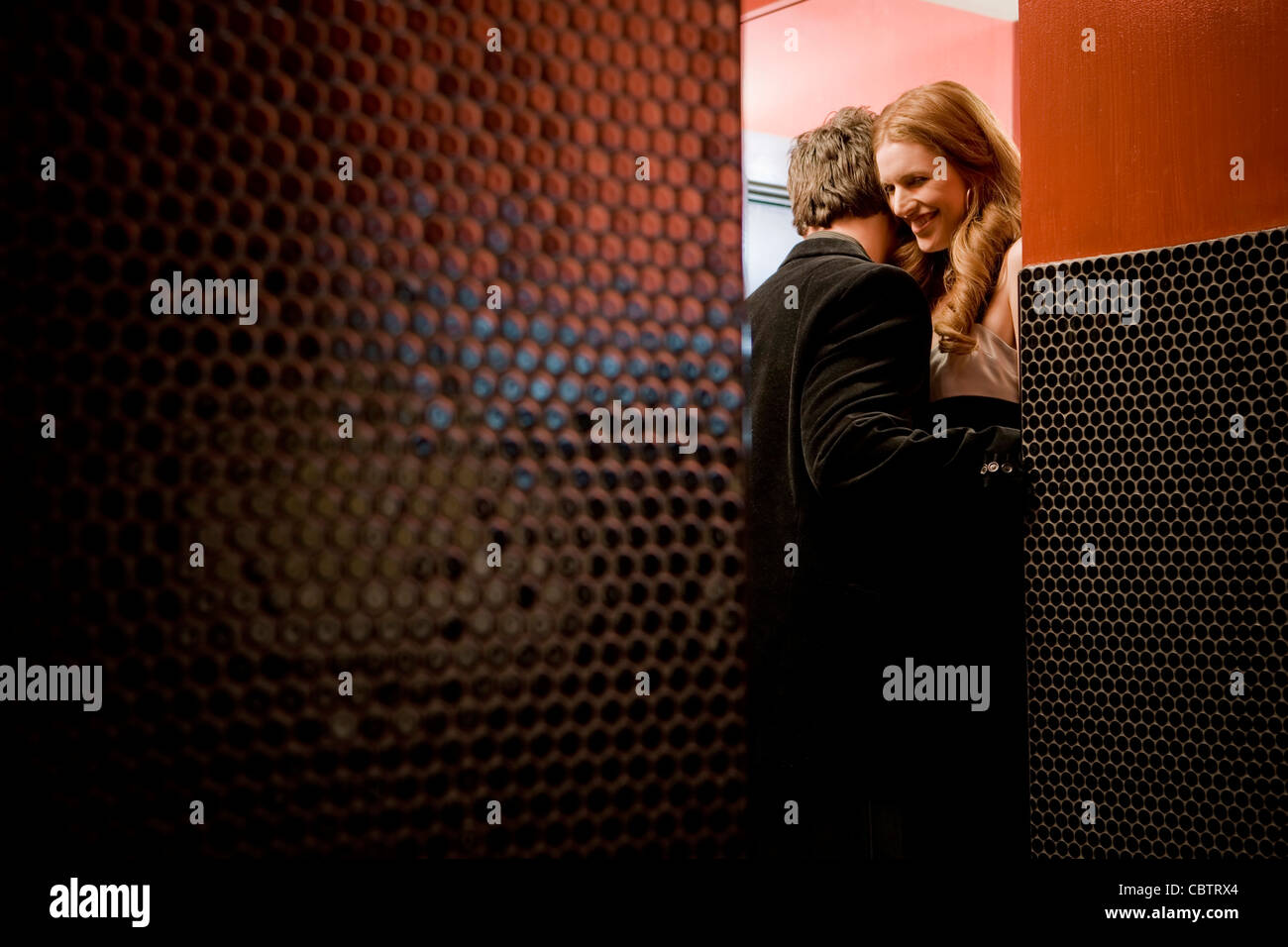 Couple kissing in bathroom hires stock photography and images Alamy
