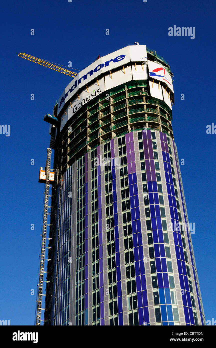 The Stratford Halo Skyscraper Construction Site, Stratford High Street