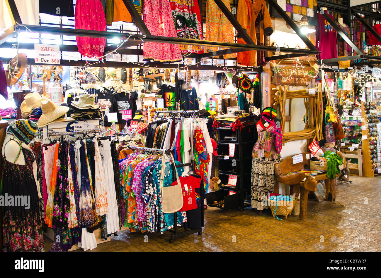Bermuda. Clocktower Shopping Mall at the Royal Naval Dockyard, Bermuda Stock Photo Alamy