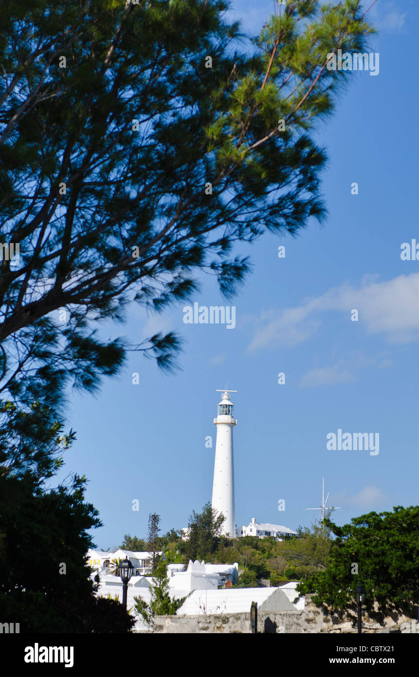 Gibb's Hill Lighthouse, Bermuda. Stock Photo
