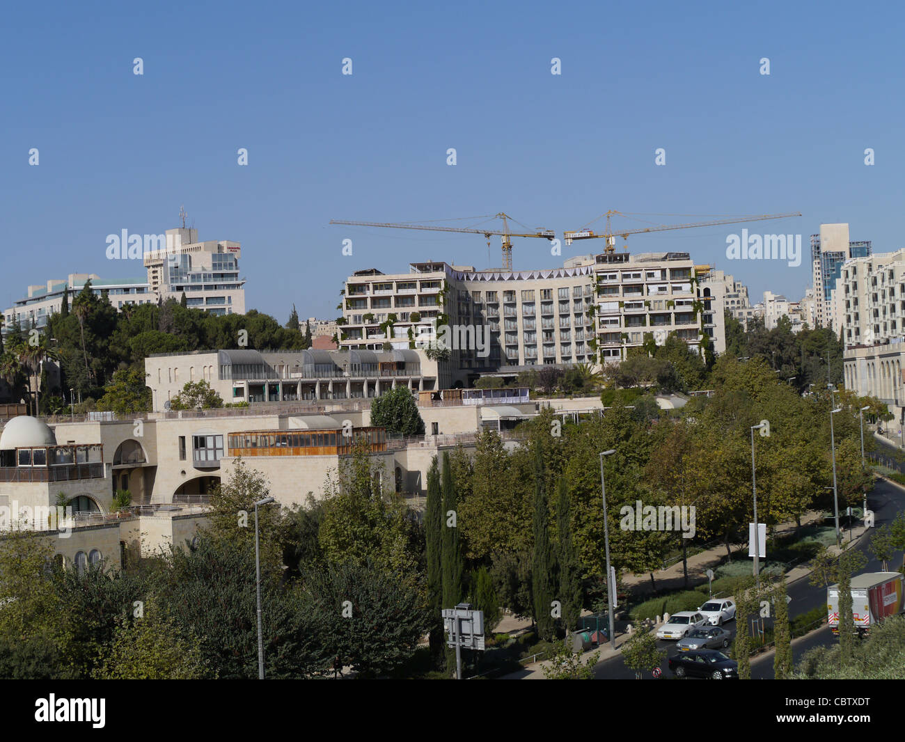 West Jerusalem near the Old City Stock Photo