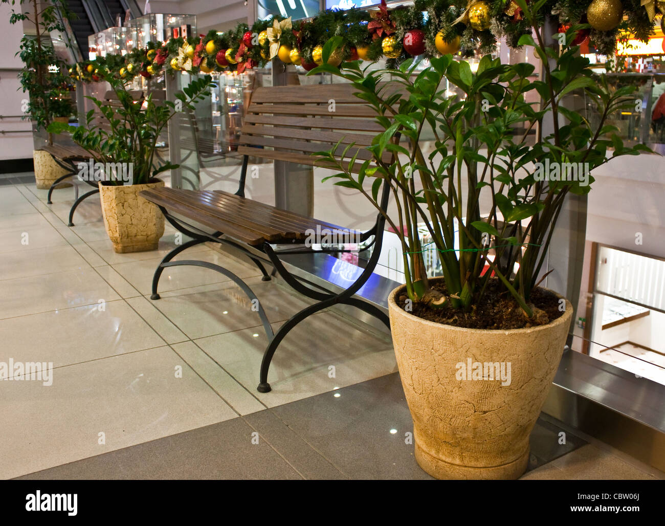 photo of new year trade center interior Stock Photo