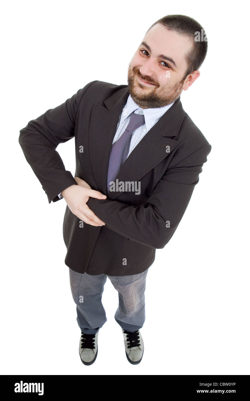 young business man full body isolated on white background Stock Photo ...